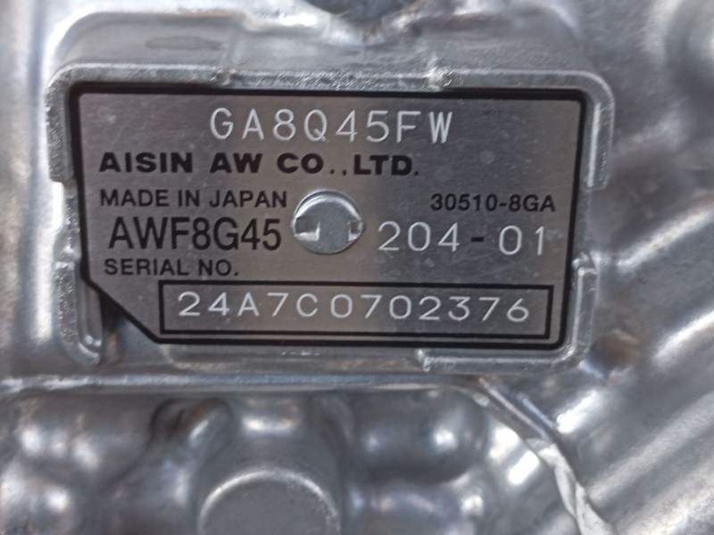 Recambio de caja cambios para bmw 1 (f40) 118 d referencia OEM IAM VERE8852 / 24005A2AD11 GA8Q45FW 