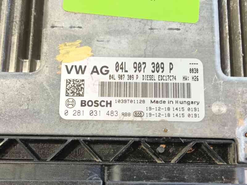 Recambio de centralita motor uce para seat leon (5f1) 2.0 tdi referencia OEM IAM 4L906027S5F0  