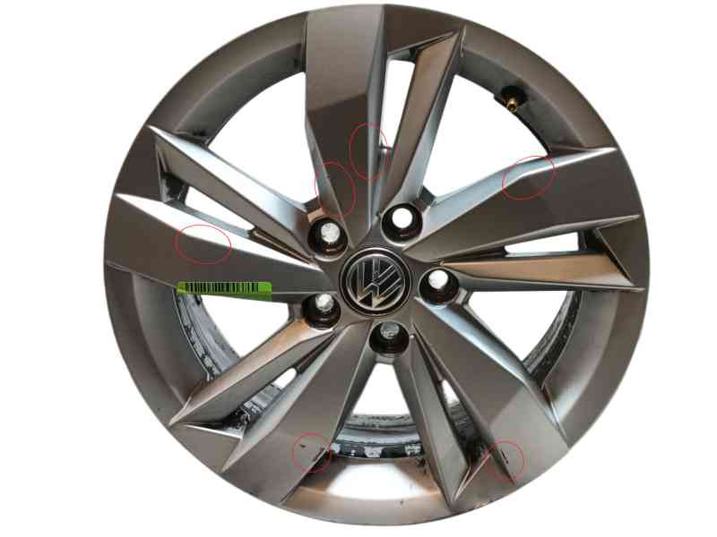 Recambio de llanta para volkswagen polo vi (aw1, bz1, ae1) 1.0 tsi referencia OEM IAM  5.5Jx15 ET40