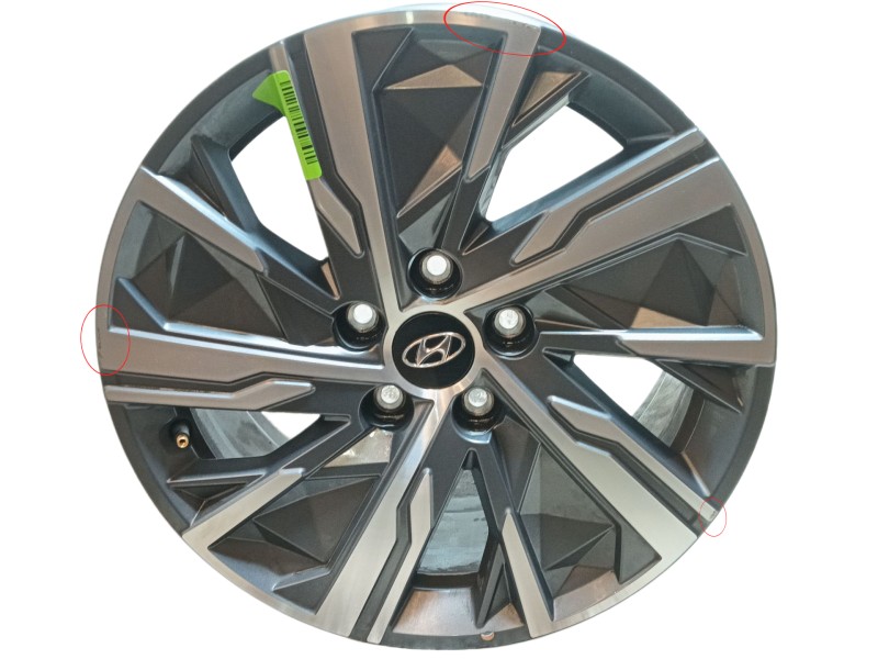 Recambio de llanta para hyundai tucson (nx4e, nx4a) 1.6 t-gdi referencia OEM IAM  7Jx17 ET43.5