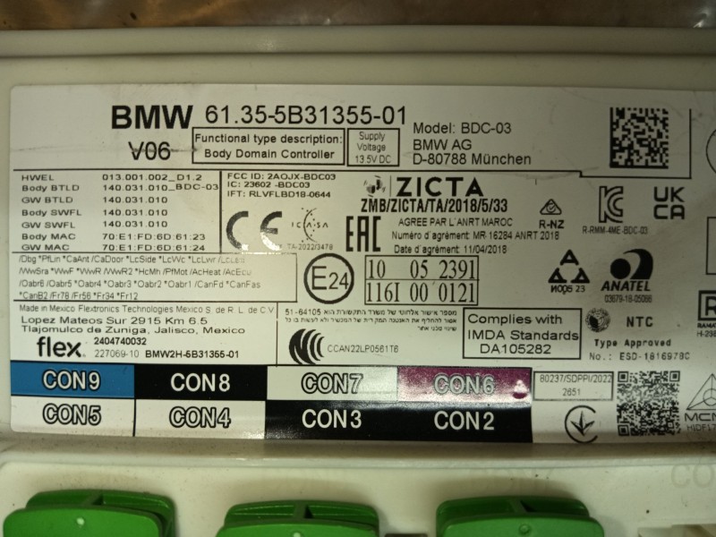 Recambio de modulo electronico para bmw 1 (f40) 118 d referencia OEM IAM   