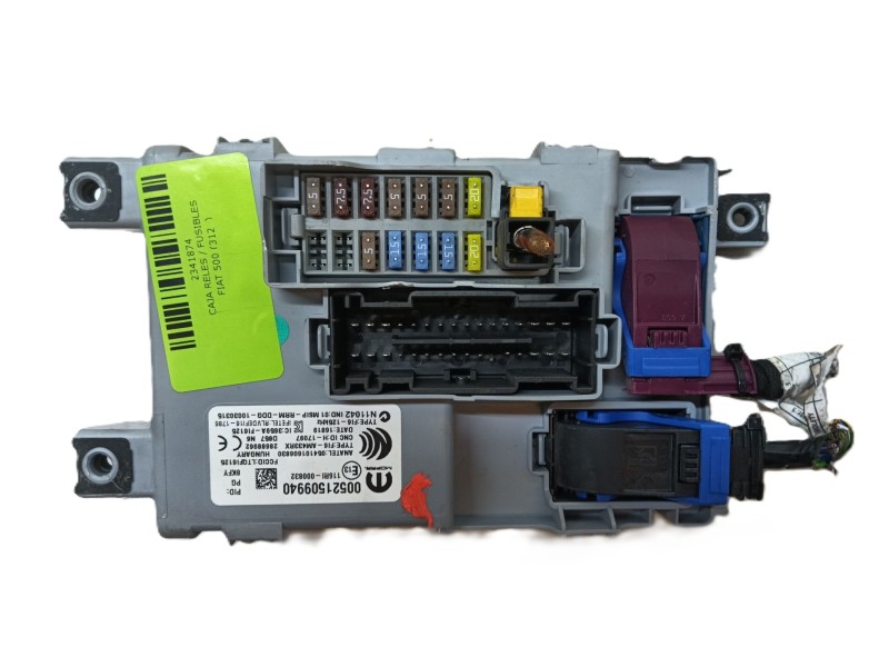 Recambio de caja reles / fusibles para fiat 500 (312_) 1.2 (312axa1a) referencia OEM IAM   