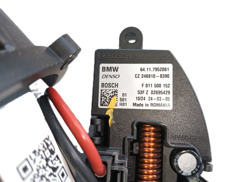 Recambio de ventilador calefaccion para bmw 1 (f40) 118 d referencia OEM IAM 64119297752  