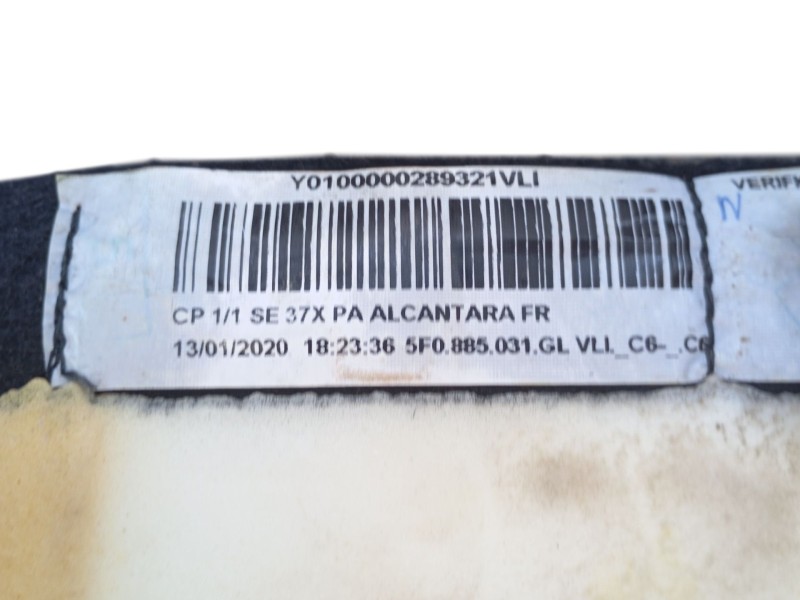 Recambio de asientos traseros para seat leon (5f1) 2.0 tdi referencia OEM IAM   