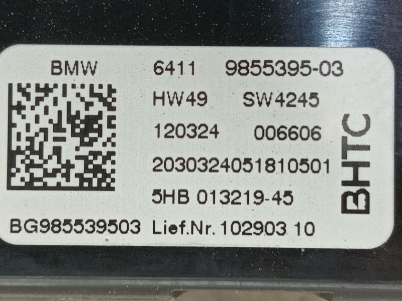 Recambio de mando calefaccion / aire acondicionado para bmw 1 (f40) 118 d referencia OEM IAM   