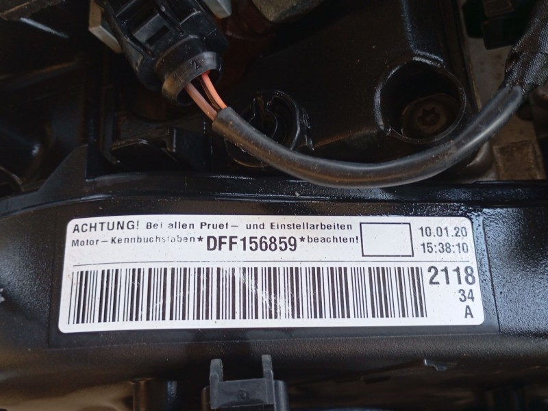 Recambio de motor completo para seat leon (5f1) 2.0 tdi referencia OEM IAM DFFA DFF156859 