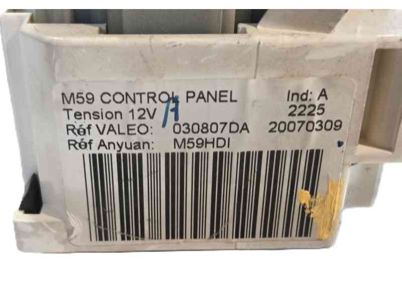 Recambio de mando calefaccion / aire acondicionado para citroën berlingo / berlingo first monospace (mf_, gjk_, gfk_) 1.6 hdi 75