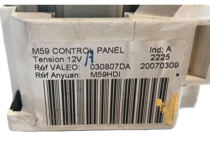 Recambio de mando calefaccion / aire acondicionado para citroën berlingo / berlingo first monospace (mf_, gjk_, gfk_) 1.6 hdi 75