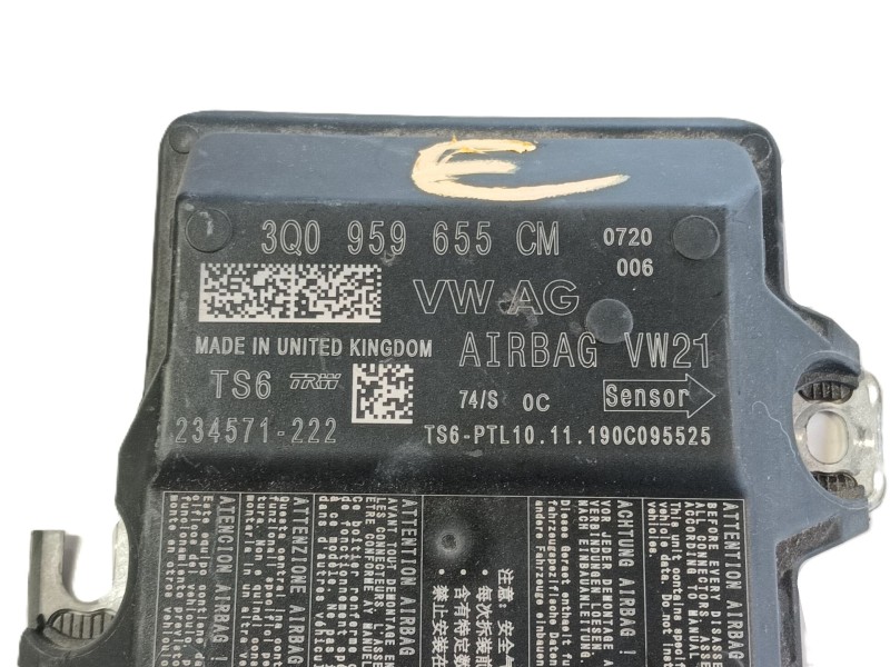 Recambio de centralita airbag para seat leon (5f1) 2.0 tdi referencia OEM IAM   