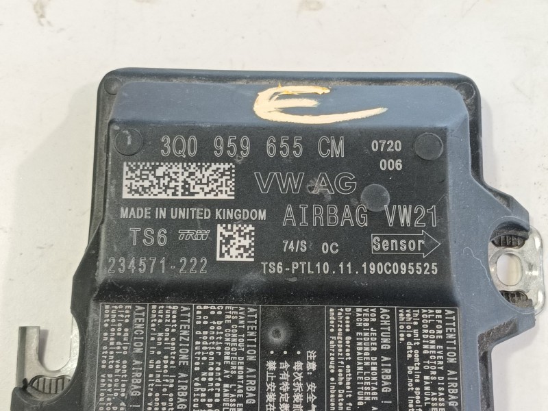 Recambio de centralita airbag para seat leon (5f1) 2.0 tdi referencia OEM IAM   