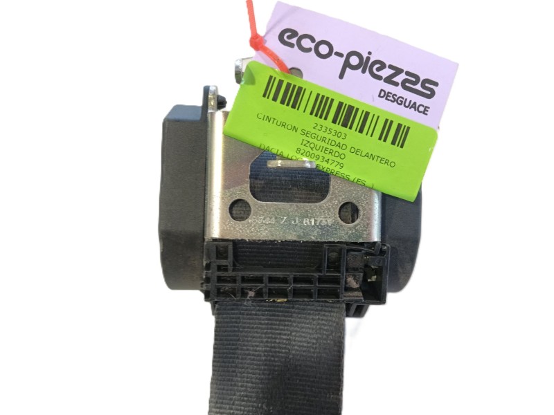 Recambio de cinturon seguridad delantero izquierdo para dacia logan express (fs_) 1.5 dci (fs0w) referencia OEM IAM 8200934779  