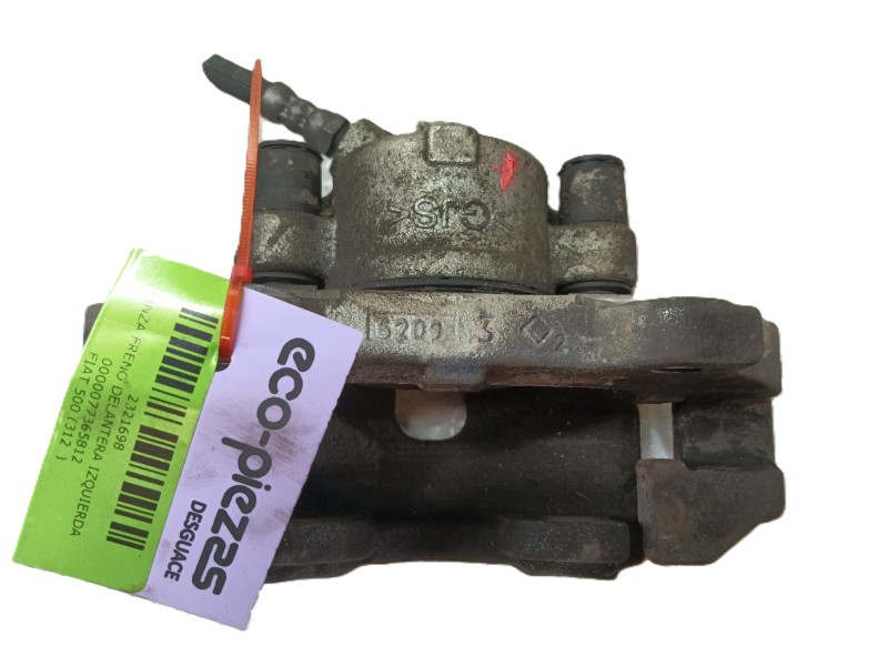 Recambio de pinza freno delantera izquierda para fiat 500 (312_) 1.2 (312axa1a) referencia OEM IAM 0000077365812  