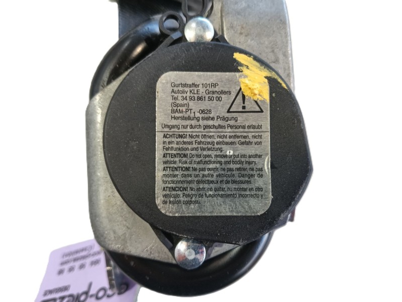 Recambio de cinturon seguridad delantero derecho para seat ibiza iv (6j5, 6p1) 1.4 tdi referencia OEM IAM 6J3857706RAA  