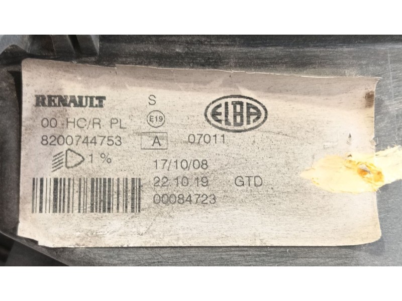 Recambio de faro izquierdo para dacia logan express (fs_) 1.5 dci (fs0w) referencia OEM IAM 6001546788  