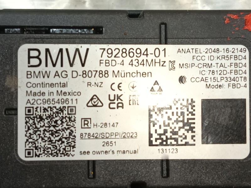 Recambio de modulo electronico para bmw 1 (f40) 118 d referencia OEM IAM   