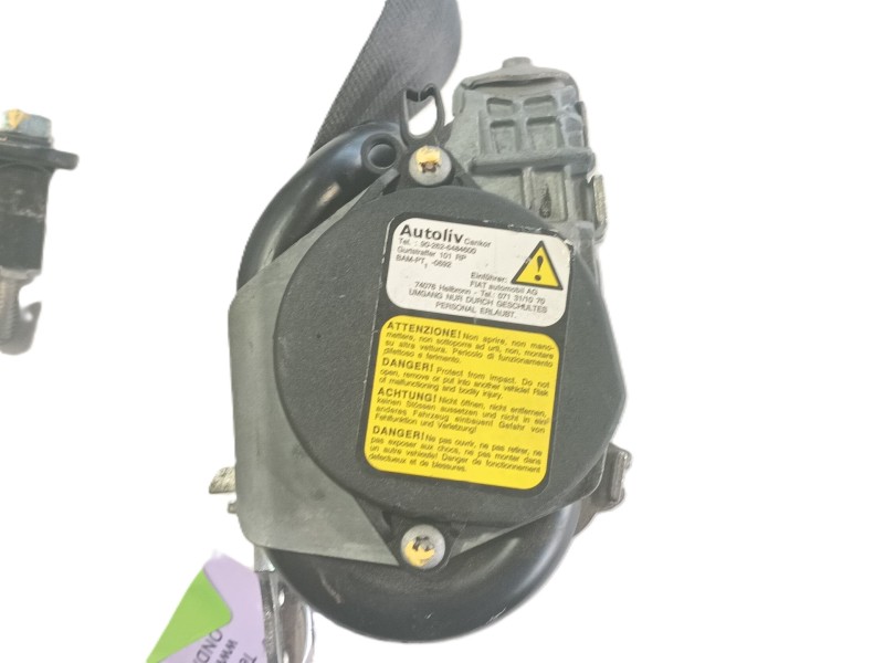 Recambio de cinturon seguridad delantero derecho para fiat doblo cargo (263_) 1.3 d multijet referencia OEM IAM 0000735584037  
