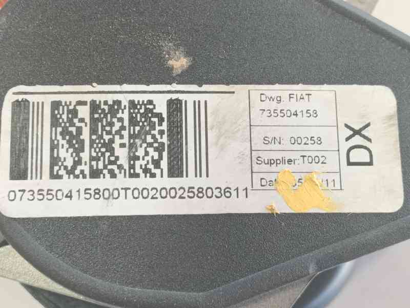 Recambio de cinturon seguridad delantero derecho para fiat doblo cargo (263_) 1.3 d multijet referencia OEM IAM 0000735584037  