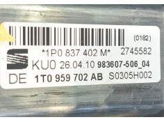 Recambio de elevalunas delantero derecho para seat leon (1p1) 1.6 tdi referencia OEM IAM    2