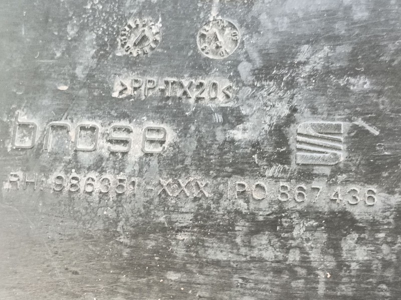 Recambio de elevalunas delantero derecho para seat leon (1p1) 1.6 tdi referencia OEM IAM   
