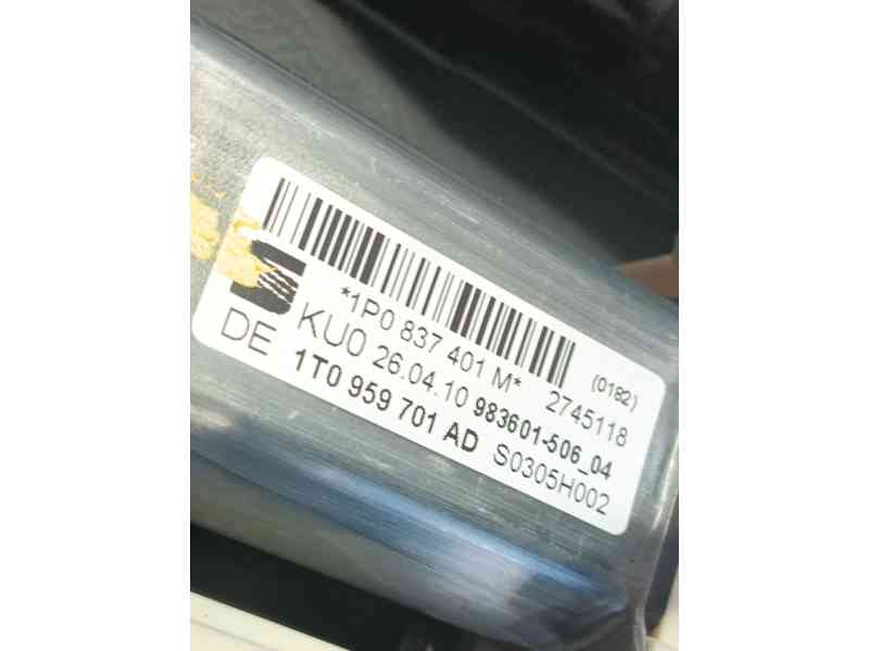 Recambio de elevalunas delantero izquierdo para seat leon (1p1) 1.6 tdi referencia OEM IAM   