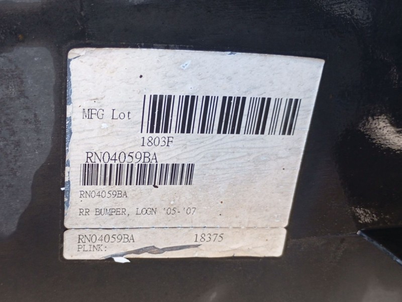 Recambio de paragolpes trasero para dacia logan ambiance referencia OEM IAM 6001546776 RN04059BA 
