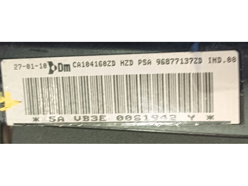 Recambio de airbag delantero izquierdo para citroën c5 iii (rd_) 2.0 hdi 165 referencia OEM IAM 98015973ZD  