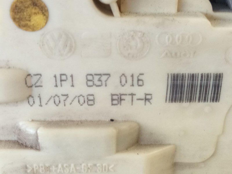 Recambio de cerradura puerta delantera derecha para volkswagen eos (1f7, 1f8) 2.0 tdi referencia OEM IAM 1P1837016  