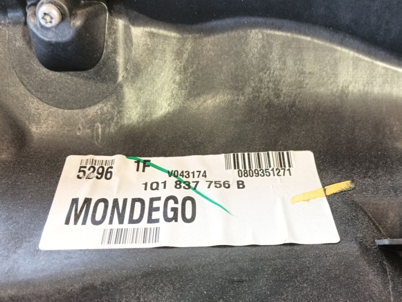Recambio de elevalunas delantero derecho para volkswagen eos (1f7, 1f8) 2.0 tdi referencia OEM IAM 1Q0837462G  