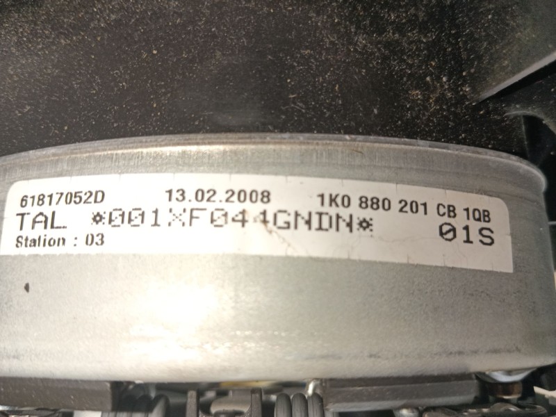 Recambio de airbag delantero izquierdo para volkswagen eos (1f7, 1f8) 2.0 tdi referencia OEM IAM 1K0880201CB1QB  