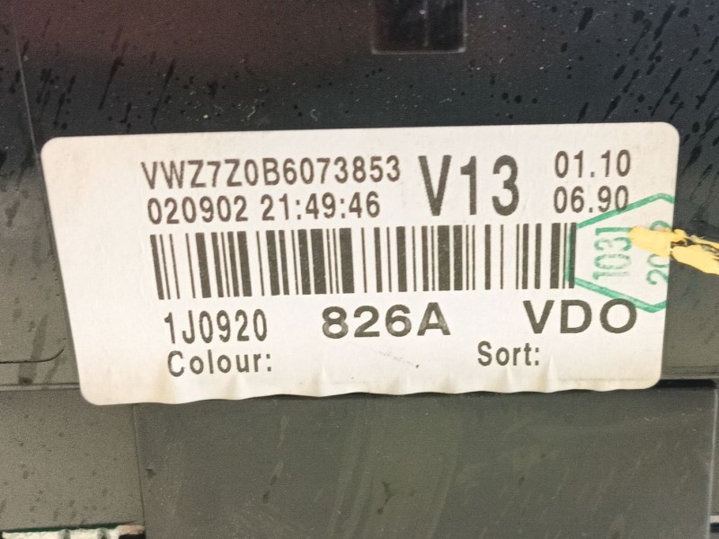 Recambio de cuadro instrumentos para volkswagen golf iv (1j1) 1.6 16v referencia OEM IAM   