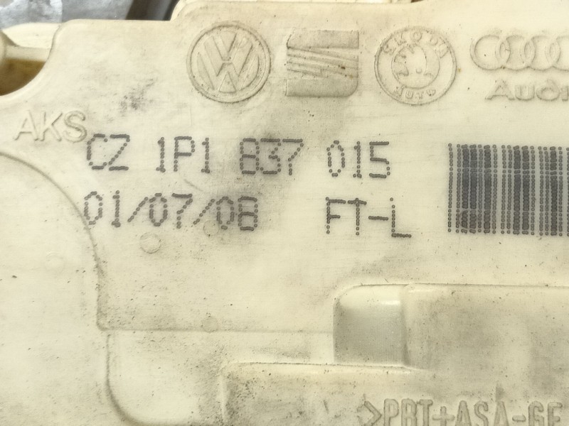 Recambio de cerradura puerta delantera izquierda para volkswagen eos (1f7, 1f8) 2.0 tdi referencia OEM IAM 1P1837015  