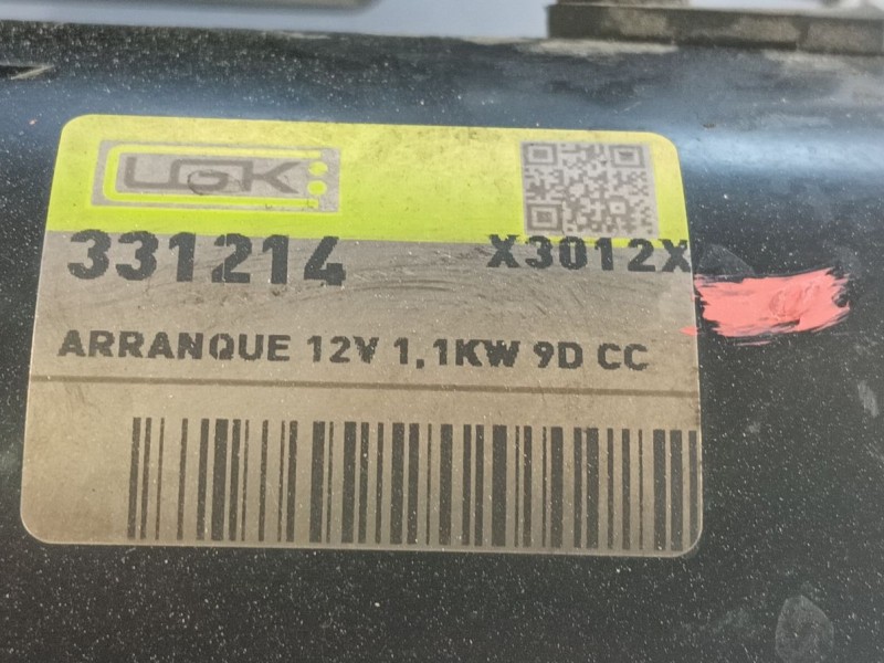 Recambio de motor arranque para volkswagen golf iv (1j1) 1.6 16v referencia OEM IAM 020911023FX / 020911023FV  
