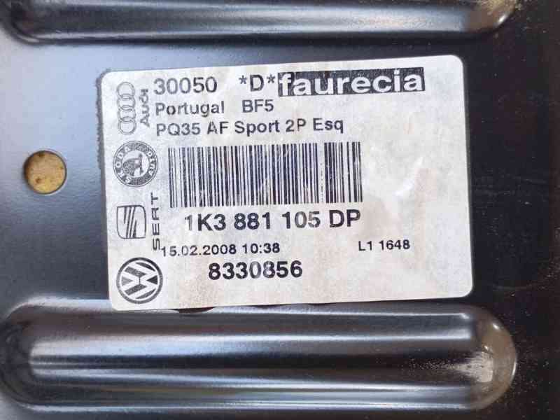 Recambio de asiento delantero izquierdo para volkswagen eos (1f7, 1f8) 2.0 tdi referencia OEM IAM  1K3881105DP 