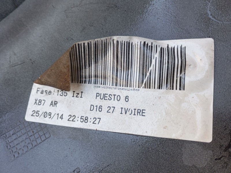 Recambio de paragolpes trasero para renault captur i (j5_, h5_) 1.5 dci 90 referencia OEM IAM 850B25144R X87AR 