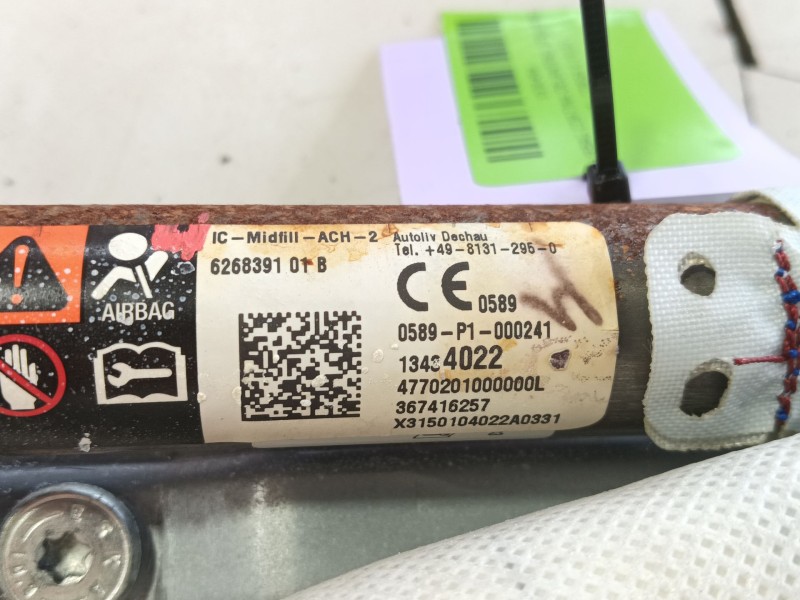 Recambio de airbag cortina delantero izquierdo para opel corsa e (x15) 1.4 (08, 68) referencia OEM IAM   