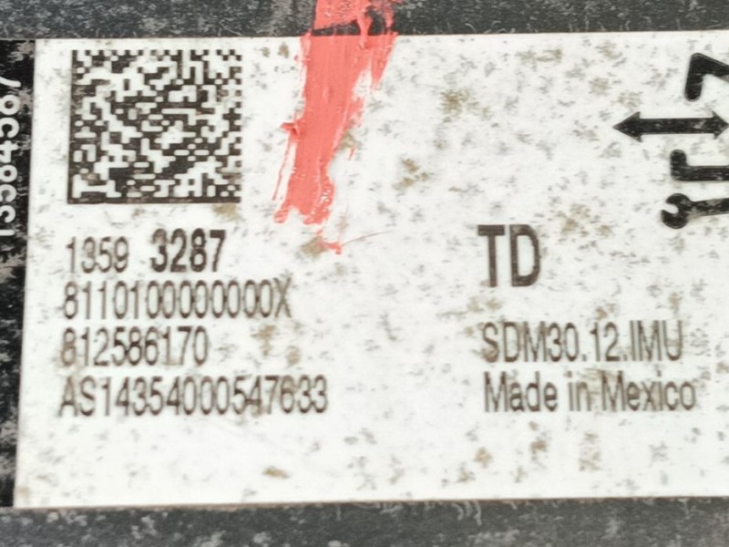 Recambio de centralita airbag para opel corsa e (x15) 1.4 (08, 68) referencia OEM IAM   