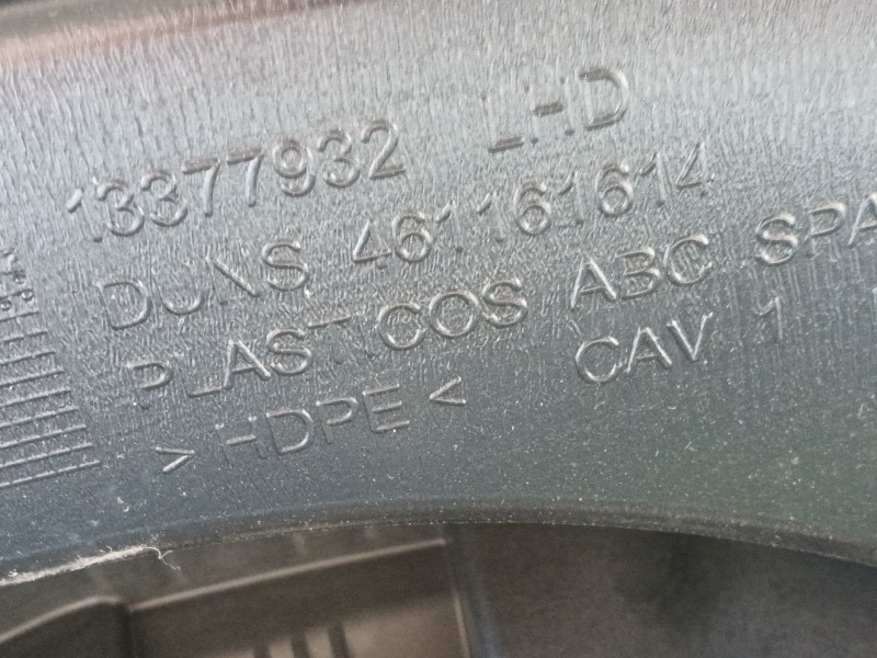 Recambio de salpicadero para opel corsa e (x15) 1.4 (08, 68) referencia OEM IAM   