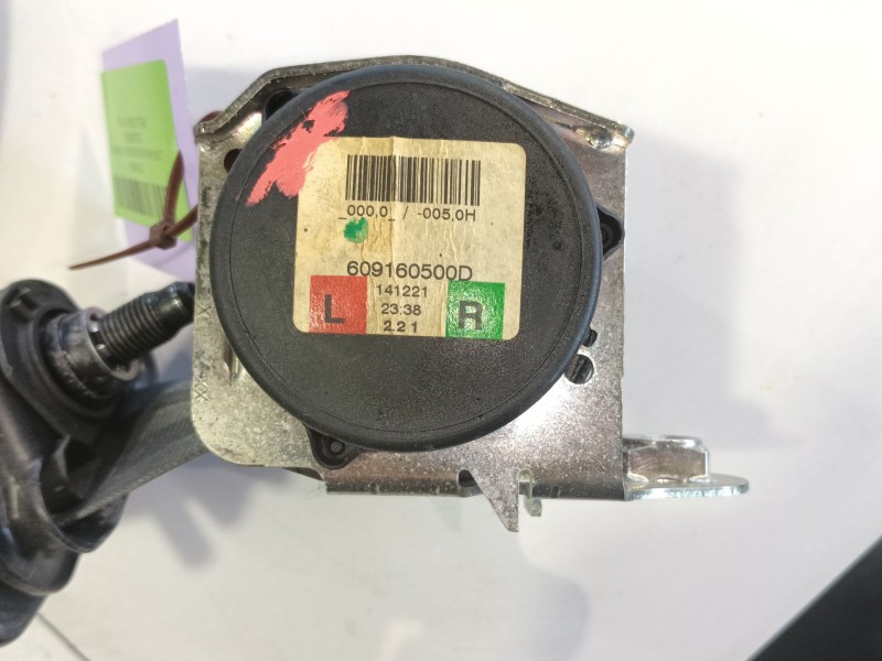 Recambio de cinturon seguridad trasero izquierdo para opel corsa e (x15) 1.4 (08, 68) referencia OEM IAM   