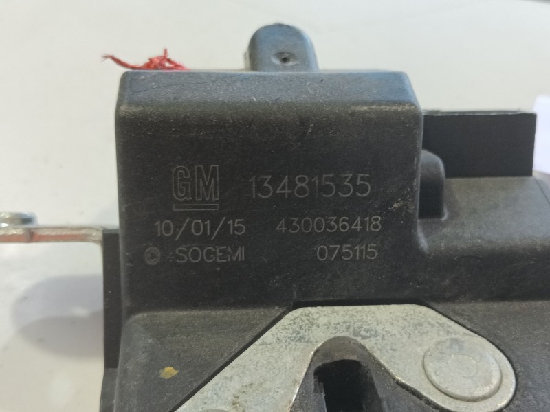 Recambio de cerradura maletero / porton para opel corsa e (x15) 1.4 (08, 68) referencia OEM IAM   