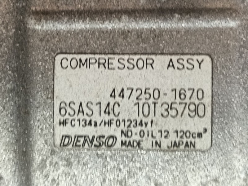 Recambio de compresor aire acondicionado para mercedes-benz clase gla (x156) gla 220 d (156.903) referencia OEM IAM VERE4455 / 0