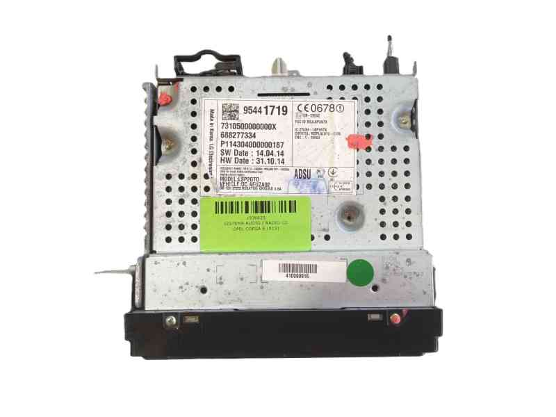 Recambio de sistema audio / radio cd para opel corsa e (x15) 1.4 (08, 68) referencia OEM IAM   