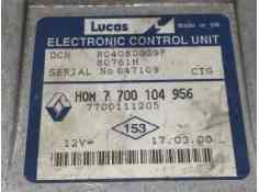 Recambio de centralita motor uce para renault clio ii fase i (b/cbo) 1.9 diesel referencia OEM IAM HOM7700104956   2