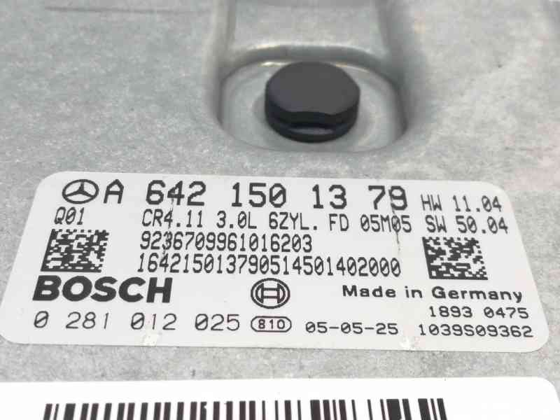 Recambio de centralita motor uce para mercedes-benz clase e (w211) berlina e 320 cdi (211.022) referencia OEM IAM A6421501379 02