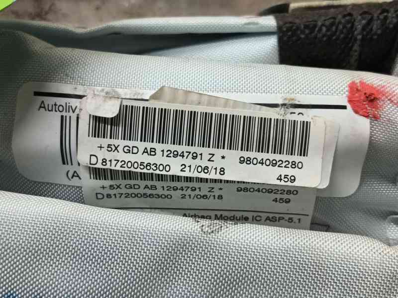 Recambio de airbag cortina delantero derecho para peugeot 208 i (ca_, cc_) 1.5 bluehdi 100 referencia OEM IAM 9804092280 D817200
