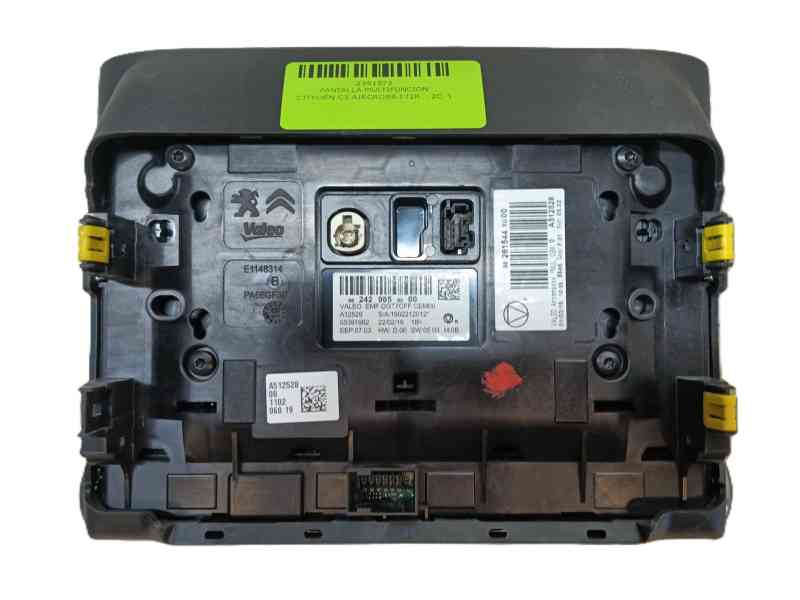 Recambio de pantalla multifuncion para citroën c3 aircross i (2r_, 2c_) 1.2 puretech 110 (2rhnzb, 2rhnzw, 2rhnpx, 2rhnpj) refere