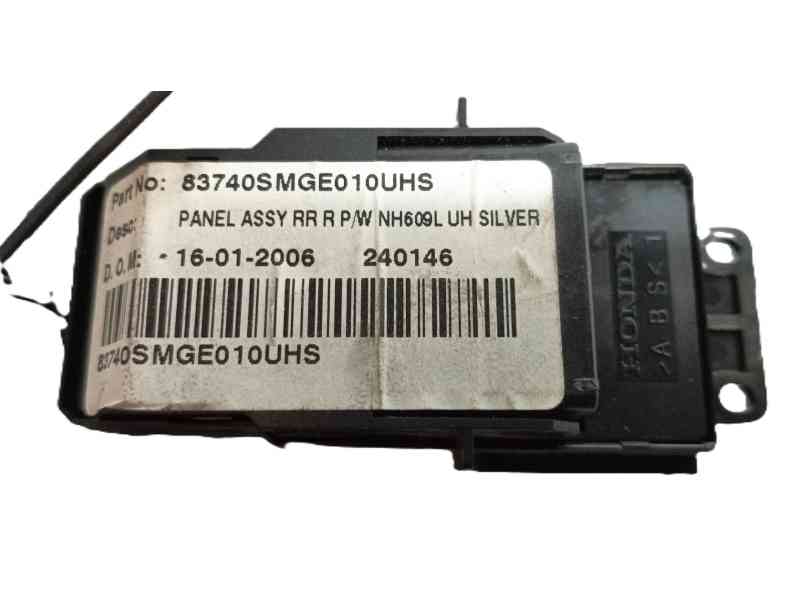 Recambio de mando elevalunas trasero derecho para honda civic viii hatchback (fn, fk) 2.2 ctdi (fk3) referencia OEM IAM 83741SMG