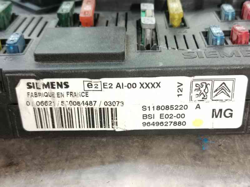 Recambio de bsi para peugeot 206 hatchback (2a/c) 1.9 d referencia OEM IAM 6580FP 9649627880 