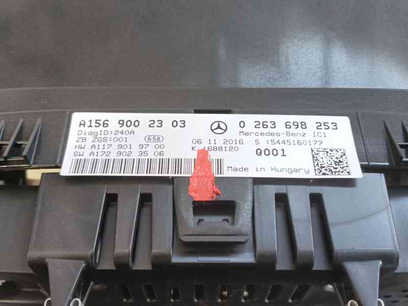 Recambio de cuadro instrumentos para mercedes-benz clase gla (x156) gla 220 d (156.903) referencia OEM IAM 11768008019H68  