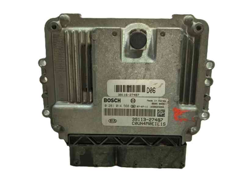 Recambio de centralita motor uce para kia carens iii monospace (un) 2.0 crdi 115 referencia OEM IAM 3911327487 0281014568 