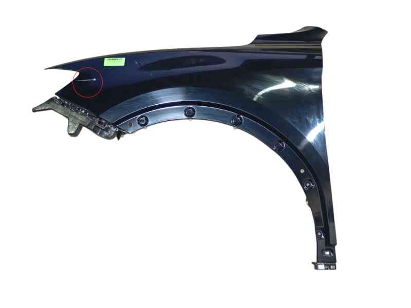 Recambio de aleta delantera izquierda para mg zs hybrid+ 1.5 referencia OEM IAM   
